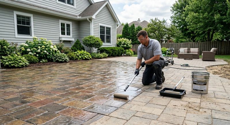 Courtyard Sealing in Kitsap County, WA